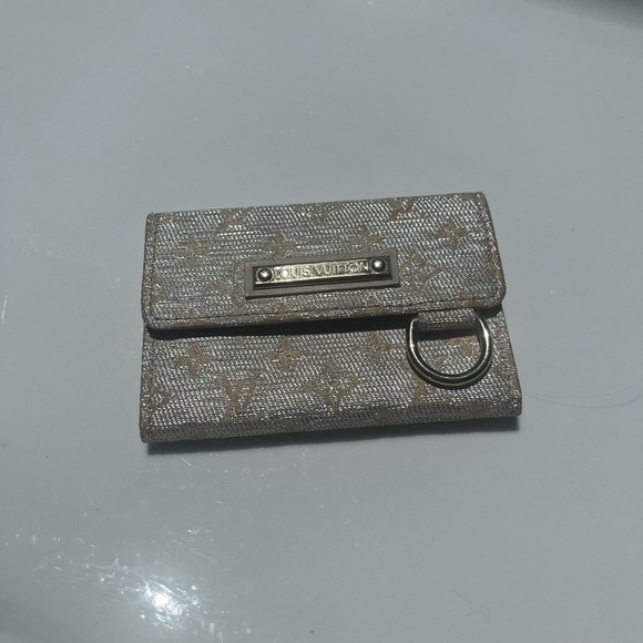 LOUIS VUITTON MINI LIN SHINE MONOGRAM WALLET - Picture 6 of 15
